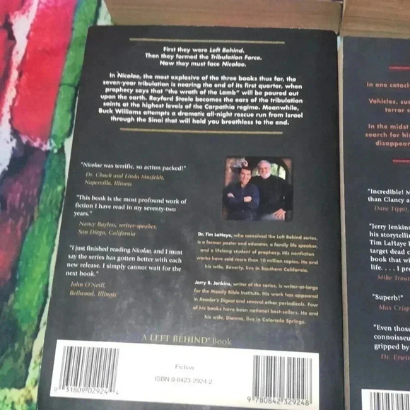 Tim LaHaye Jerry B.Jenkins‎ 4 book lot - Picture 6 of 7